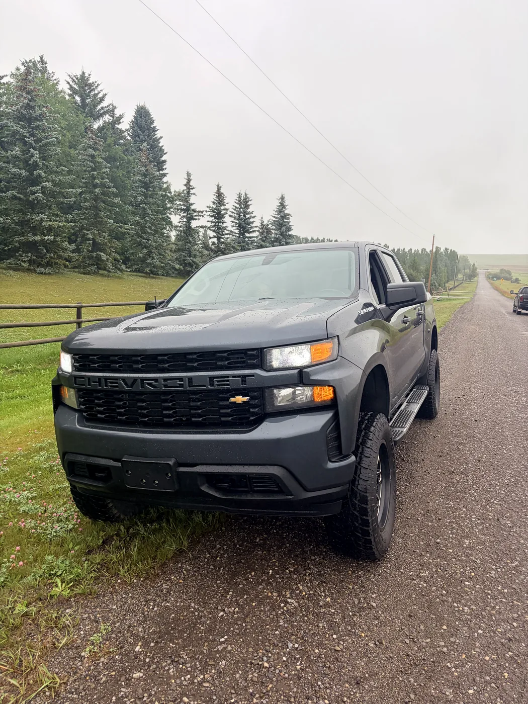 Edge Property Services 4x4 work truck — ready for Calgary winter snow routes